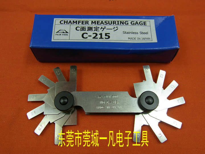 精密倒角测量利器 FUJITOOL倒角量规C-215的选型指南
